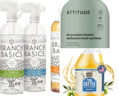 Non Toxic Cleaning cover photo collage
