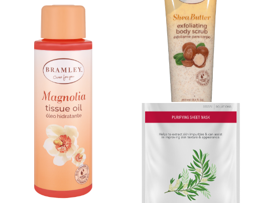 Skincare (face and body) cover photo collage