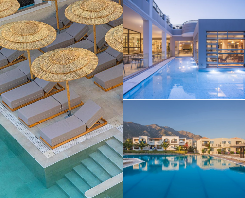 Where to Stay in Kardamena Kos 🇬🇷 cover photo collage