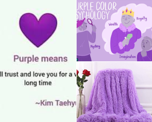 Purple's my favorite color! Here are some things I really love in purple: cover photo collage