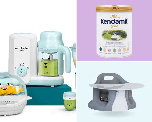 Baby items cover photo collage