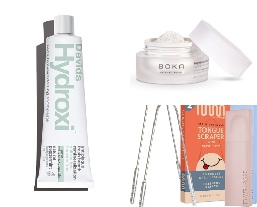 non toxic tooth products cover photo collage