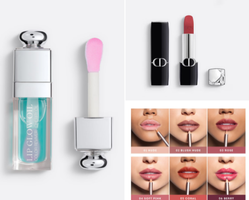 Luxury. Redefined. Dior. cover photo collage