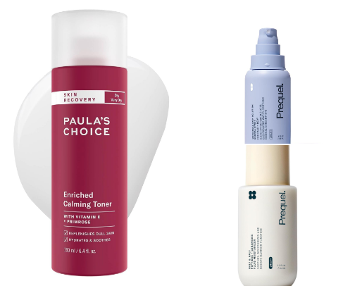 Winter skincare routine for dry, sensitive skin 🩶 cover photo collage