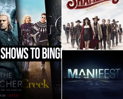 Binge worthy TV Shows cover photo collage