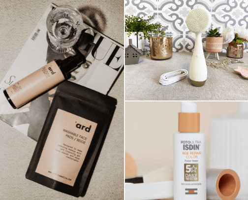 My skincare favorites cover photo collage