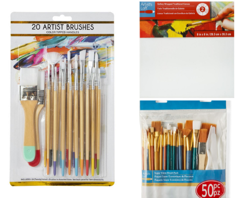 Art supplies on a budget. cover photo collage