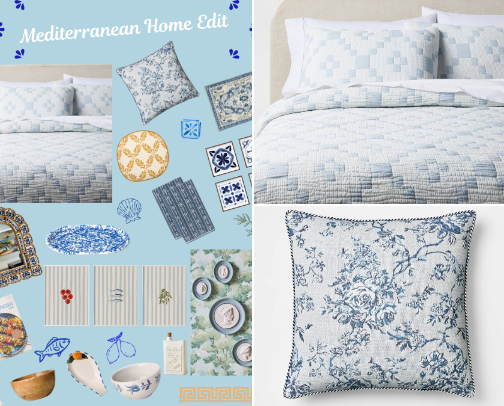 Mediterranean Home Edit 💙 cover photo collage