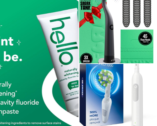 Healthcare Favs for those pearly whites cover photo collage