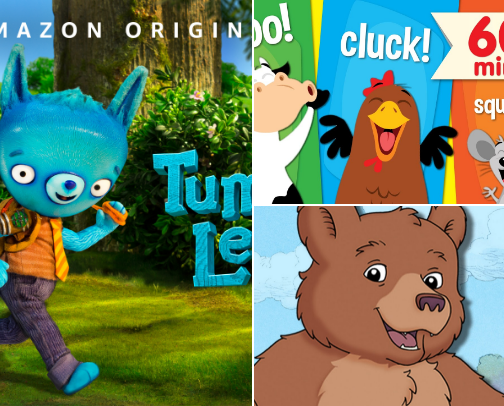 Toddler Media*Mostly Low Stim*Shows&Tunes cover photo collage