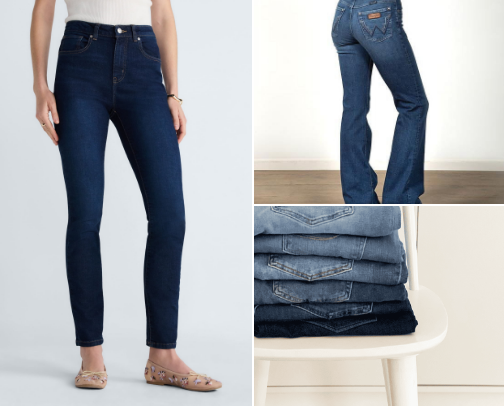 The best petite jeans cover photo collage