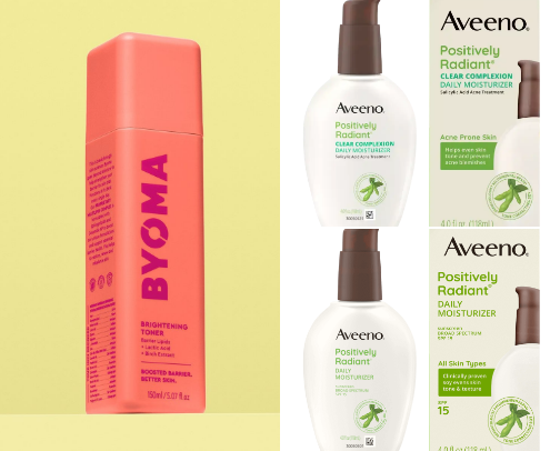 Skincare products I love cover photo collage