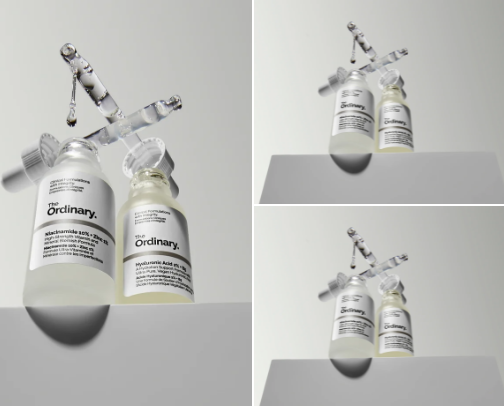 skin care by The Ordinary cover photo collage