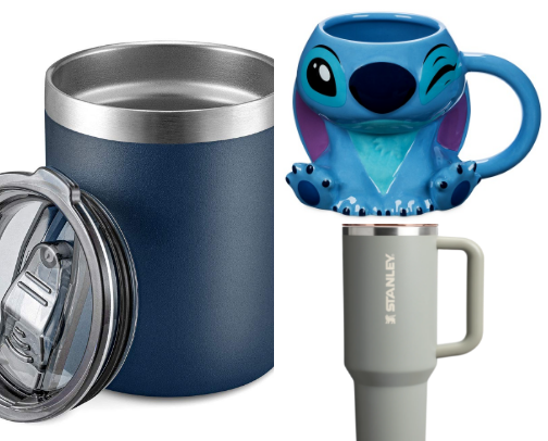 Mugs and cups cover photo collage