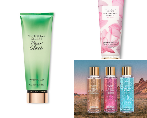 Must have body products ✨ cover photo collage