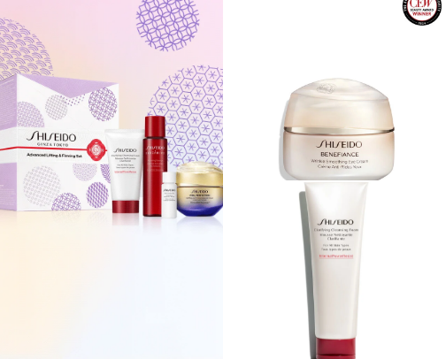 Luxury skincare cover photo collage