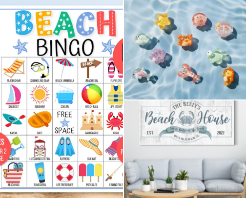 Beachcore: Things That Bring the Seaside Home cover photo collage