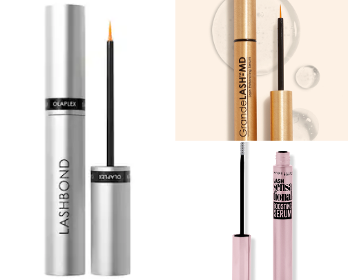 Best lash serums cover photo collage