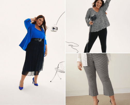 Plus Size Clothing cover photo collage