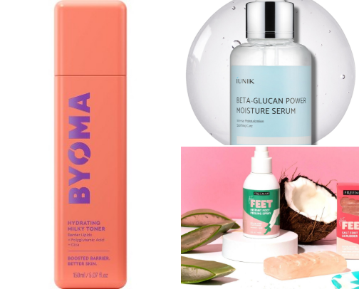 My Dry & Sensitive Skin Holy Grails! ☁✨ cover photo collage