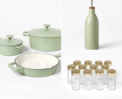 Target Finds for an Effortlessly Aesthetic Kitchen cover photo collage