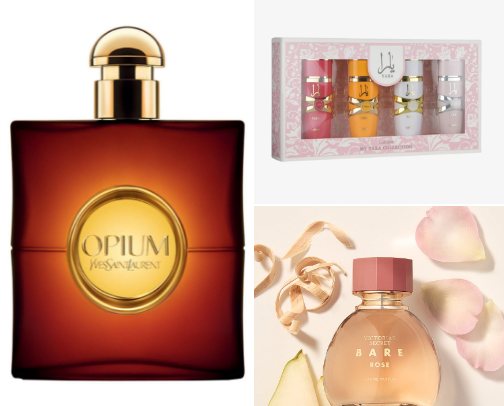 Top fragrance selection cover photo collage