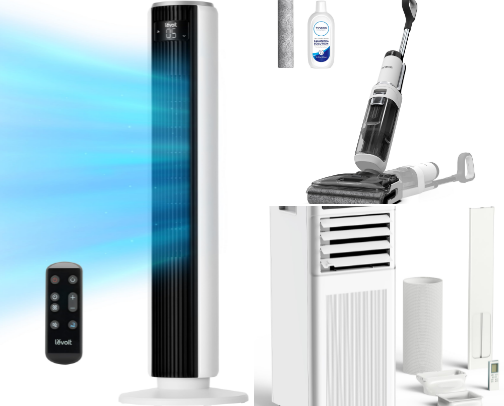 Home appliances cover photo collage