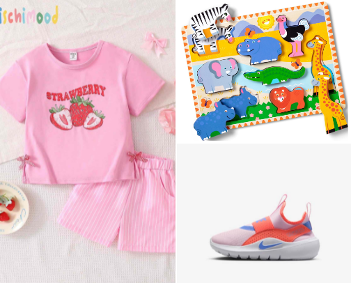 Kids Fashion, Fun and Essentials – Handpicked for Little Stars 🌟 cover photo collage
