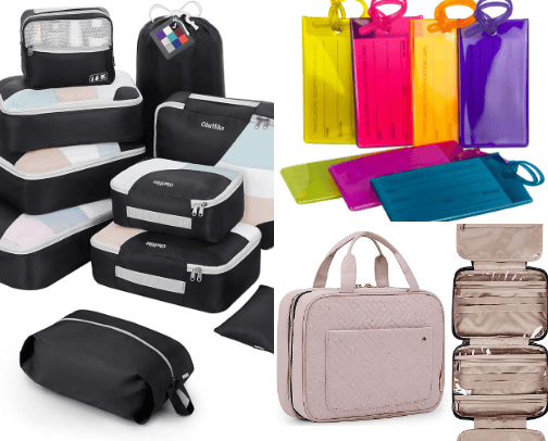 Travel Items cover photo collage