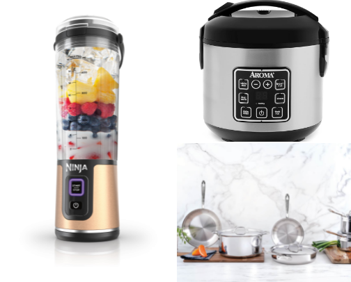Household items cover photo collage
