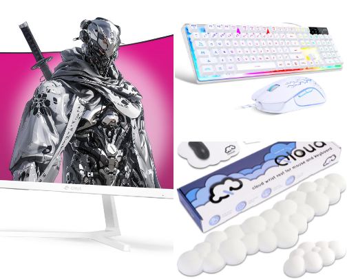 The Cutest Gaming Setup for Women! cover photo collage