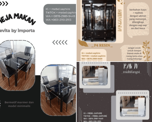 SAPHIRE FURNITURE cover photo collage