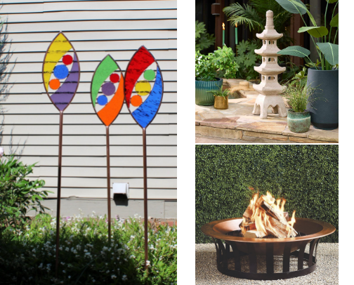 Backyard Garden Sanctuary cover photo collage
