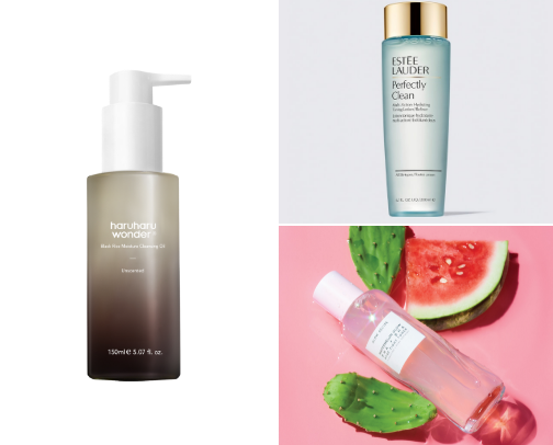 acne prone skincare! cover photo collage