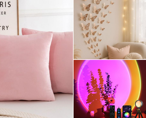 Cozy Room & Desk Essentials 🧸🥂 cover photo collage