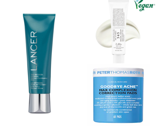 products for combination skin type cover photo collage
