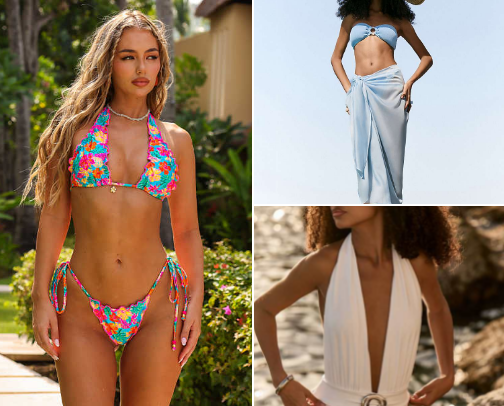 Women’s swimwear is an essential part of the summer wardrobe – a combination of comfort, style, and practicality. cover photo collage