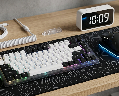 Minimalist Tech & Budget Desk Setup Essentials (Under $50) cover photo collage