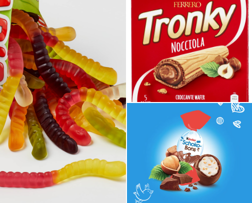 Italian sweets cover photo collage