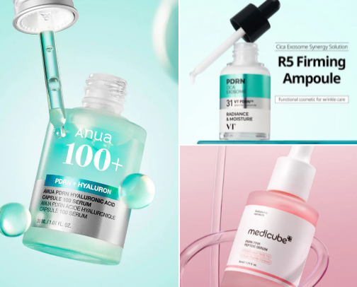 POV: Every K-beauty brand is obsessed with PDRN right now cover photo collage