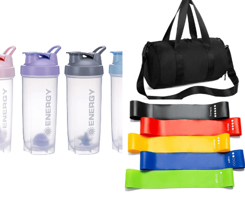 Workout essentials cover photo collage