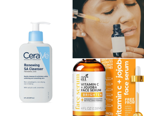 Skincare 🫧 cover photo collage