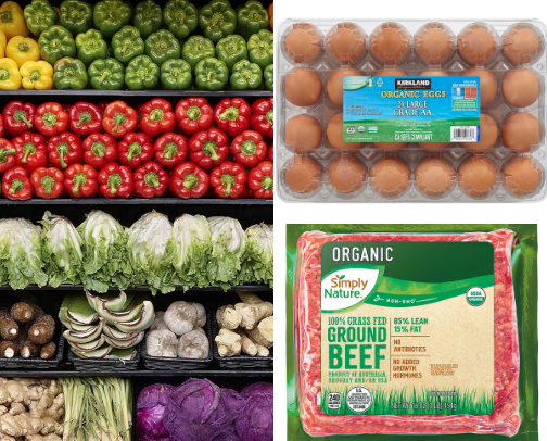 My grocery store Haul cover photo collage