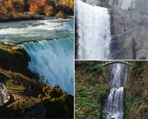 The 20 Most Breathtaking Waterfalls in America: A Nature Lover's Guide cover photo collage