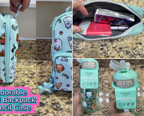 🏫School supplies that are fun, trendy and useful! 📚✂️✏️📖📒 cover photo collage