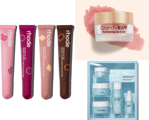 Skincare product cover photo collage