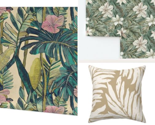 Tropical and Classic Home Decor cover photo collage