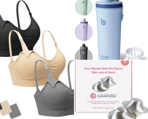 Breastfeeding Must-Haves cover photo collage