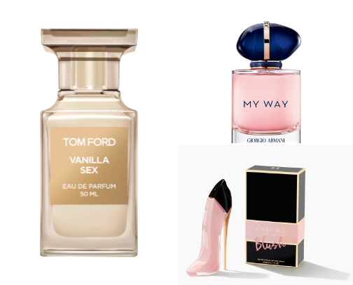 perfumes cover photo collage