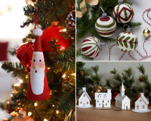 Christmas Crafts + Handmade Gifts cover photo collage